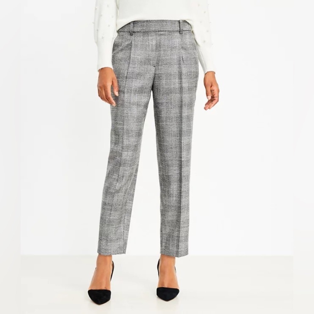 Loft Taper Pants in Plaid XXSP {Reasonable offers welcome}
